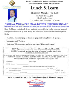 Social Media Lunch and Learn March 17th  2016