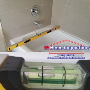 bathtub is not level 