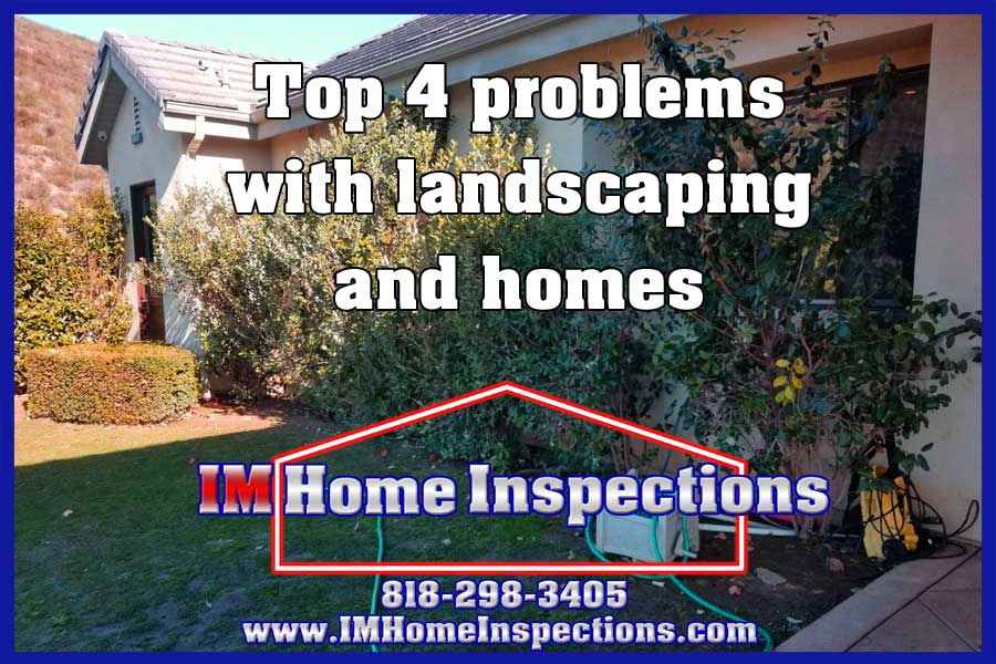 Top 4 problems with landscaping and homes